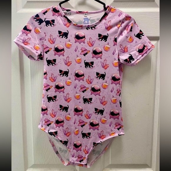 NWOT Witchcraft & Whiskers Onesie by BunnyAF (previously The Baby Bear Boutique) - Picture 3 of 5